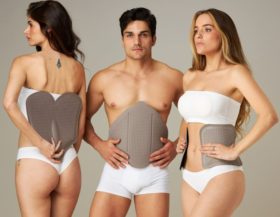 Kit Talas Abdominal + Dorsal + Cintura Dupla-Face FlatBump 5 - KTADC5